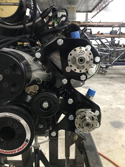 GM LS DUAL P-PUMP MOUNT BRACKET