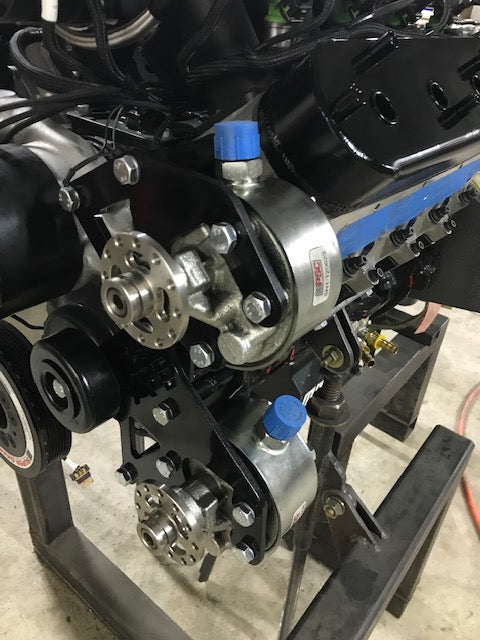 GM LS DUAL P-PUMP MOUNT BRACKET