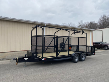 High Side Traffic Control Cone & Equipment Trailer