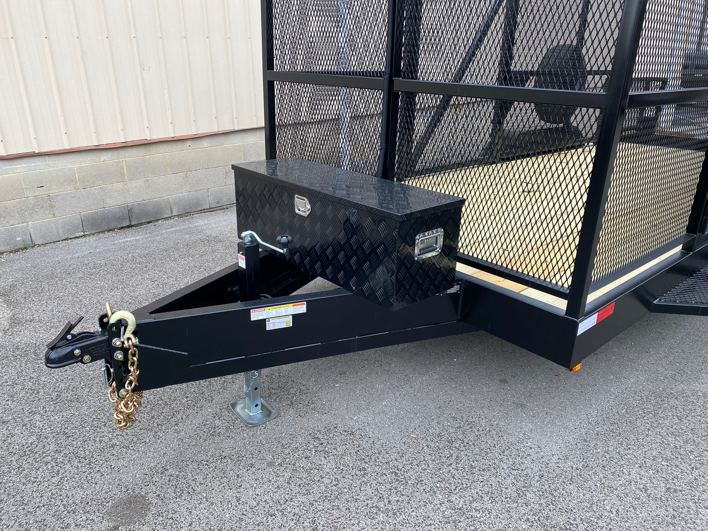 High Side Traffic Control Cone & Equipment Trailer