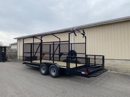 High Side Traffic Control Cone & Equipment Trailer
