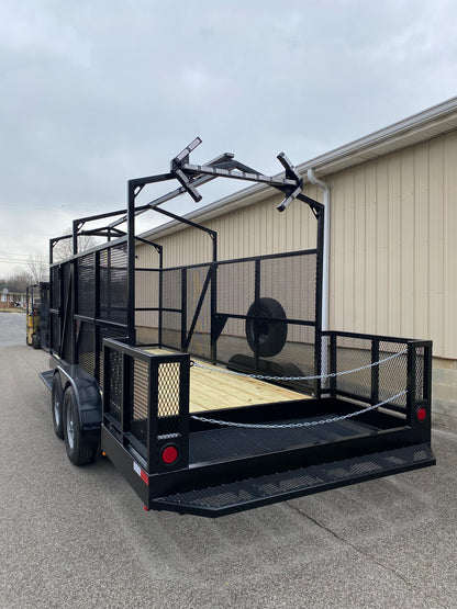 High Side Traffic Control Cone & Equipment Trailer