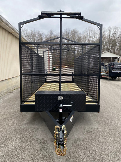 High Side Traffic Control Cone & Equipment Trailer