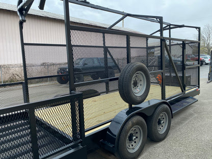 High Side Traffic Control Cone & Equipment Trailer
