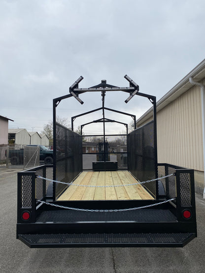 High Side Traffic Control Cone & Equipment Trailer