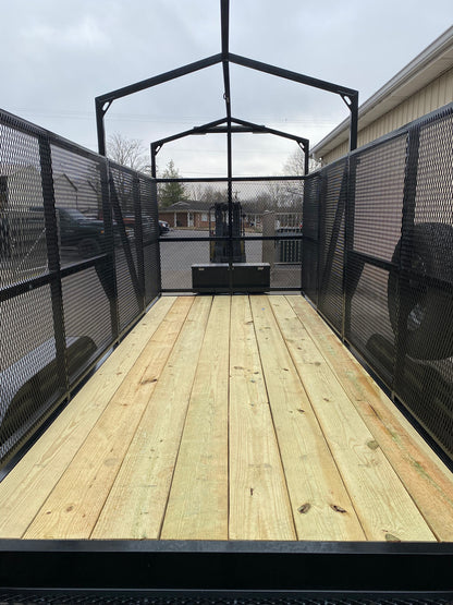 High Side Traffic Control Cone & Equipment Trailer