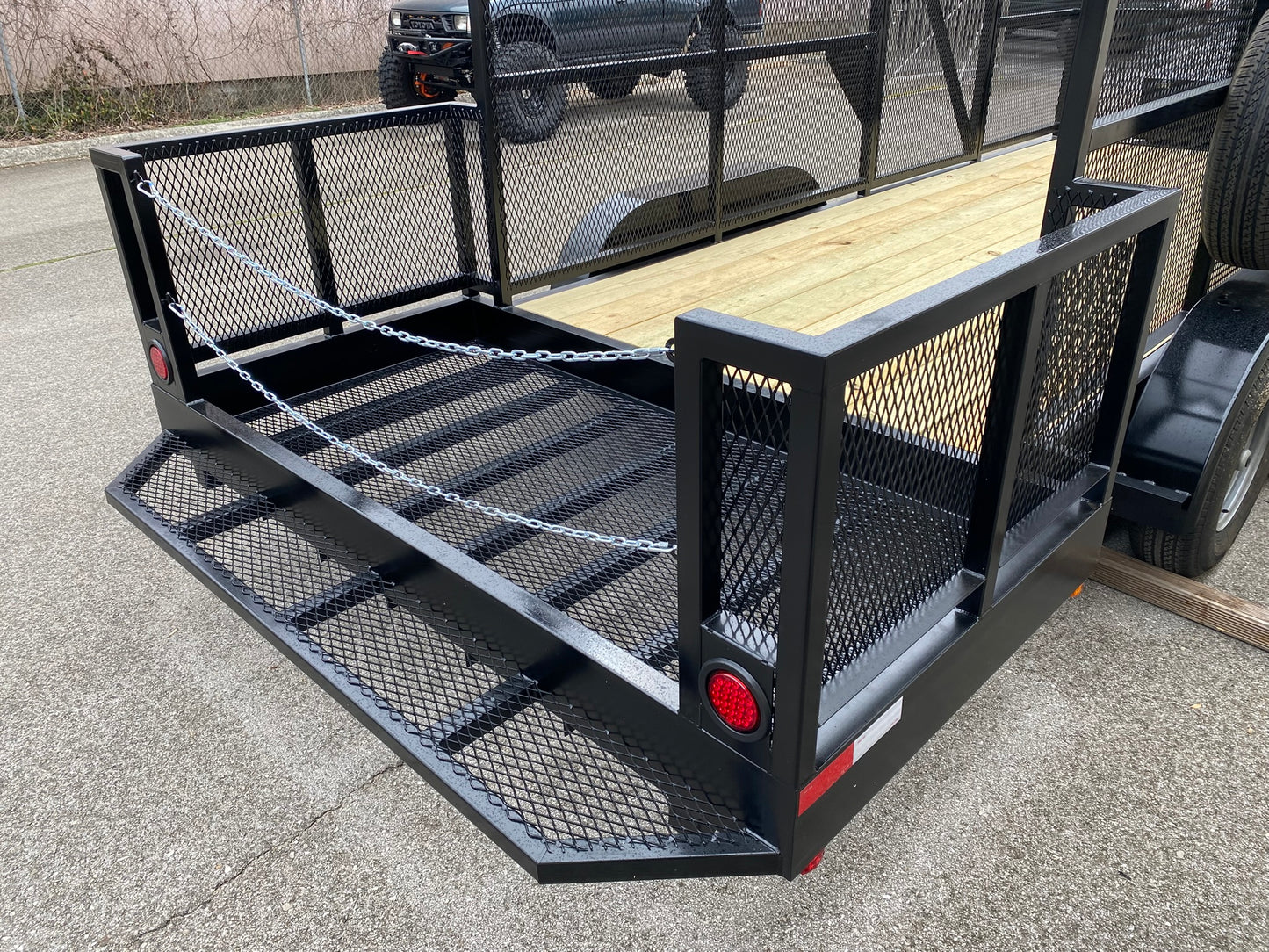 High Side Traffic Control Cone & Equipment Trailer