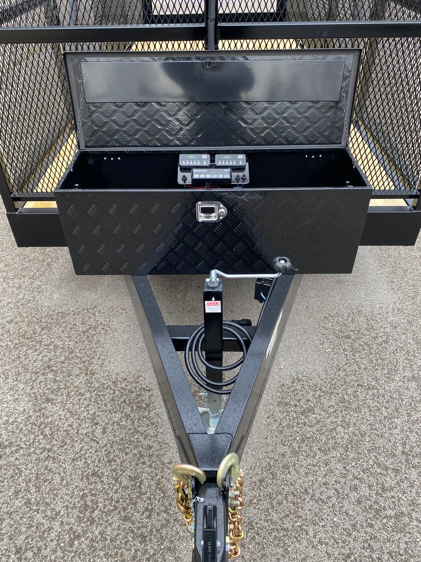 High Side Traffic Control Cone & Equipment Trailer