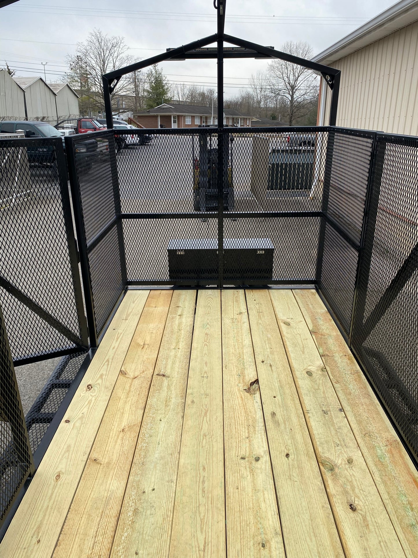 High Side Traffic Control Cone & Equipment Trailer