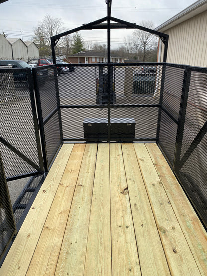 High Side Traffic Control Cone & Equipment Trailer