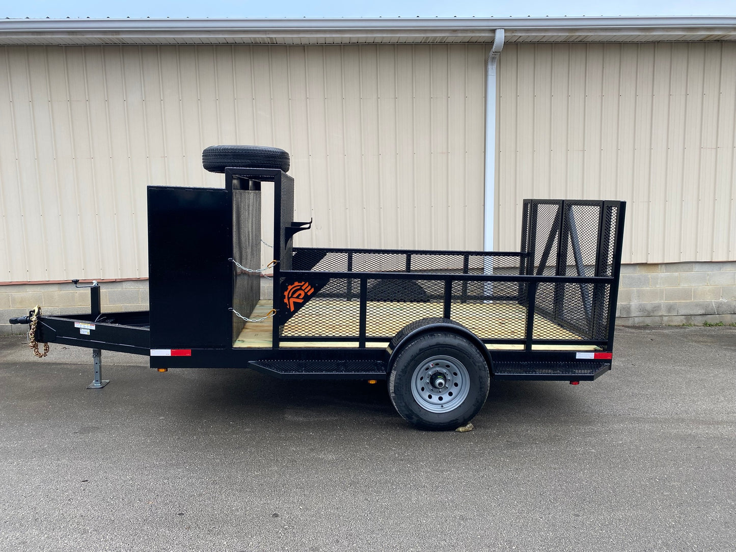 Sign and Utility Traffic Control Cone and Equipment Trailer