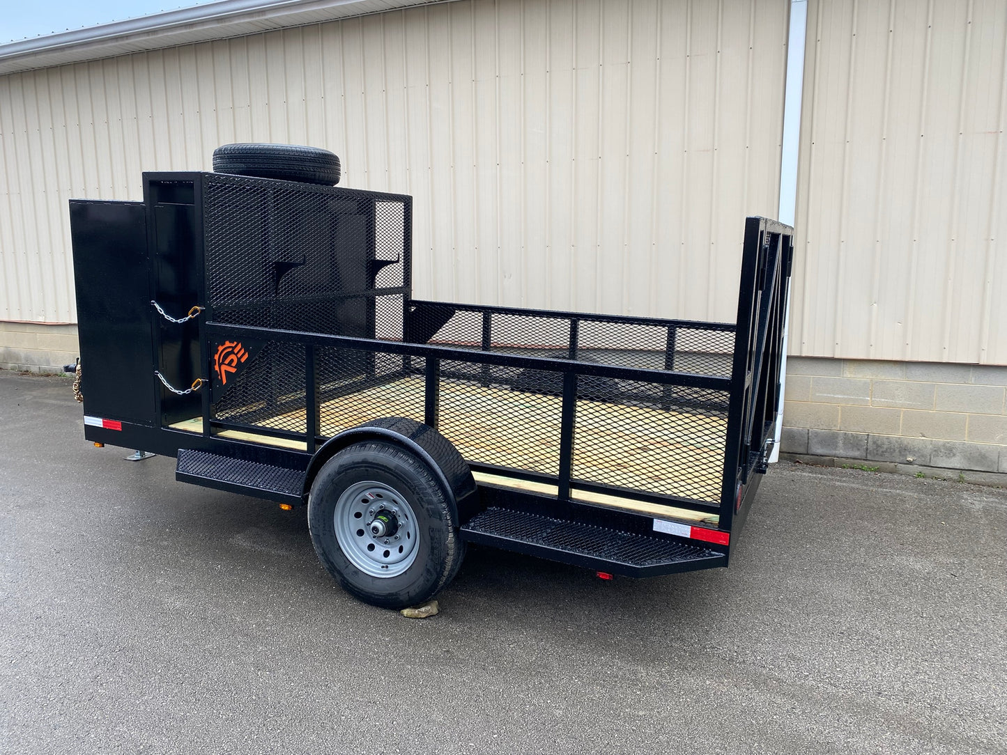Sign and Utility Traffic Control Cone and Equipment Trailer