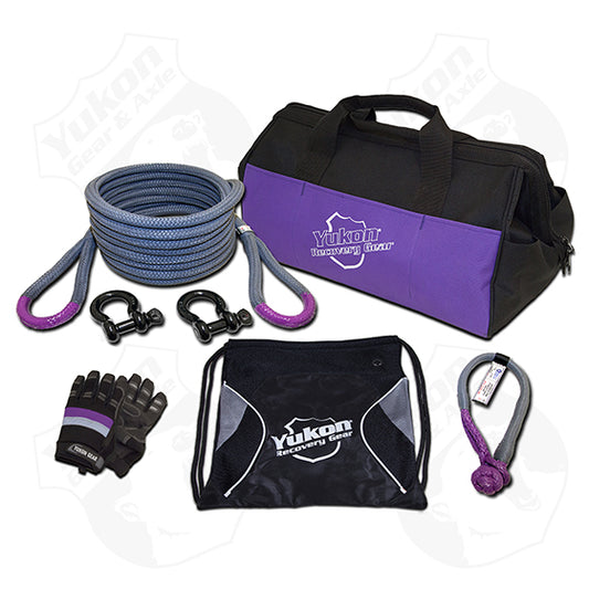 Yukon Recovery Gear Kit with 7/8″ Kinetic Rope Tow Strap