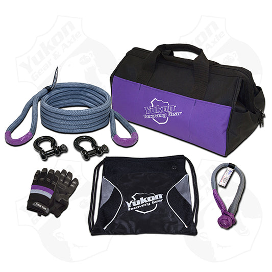 Yukon Recovery Gear Kit with 3/4″ Kinetic Rope Tow Strap